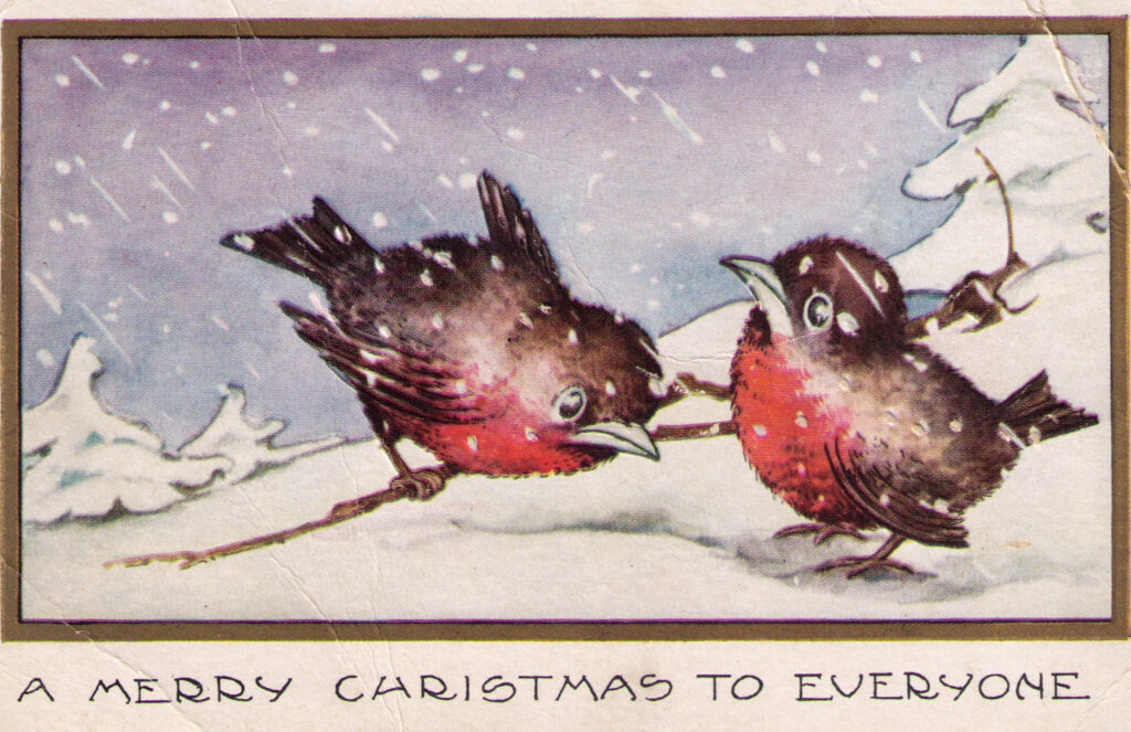 Myron Cromis, Lawrence Hagenbuch Christmas Card, 1921