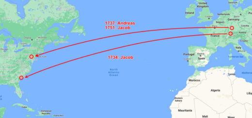 Hagenbuch Family Transatlantic Migrations Detail