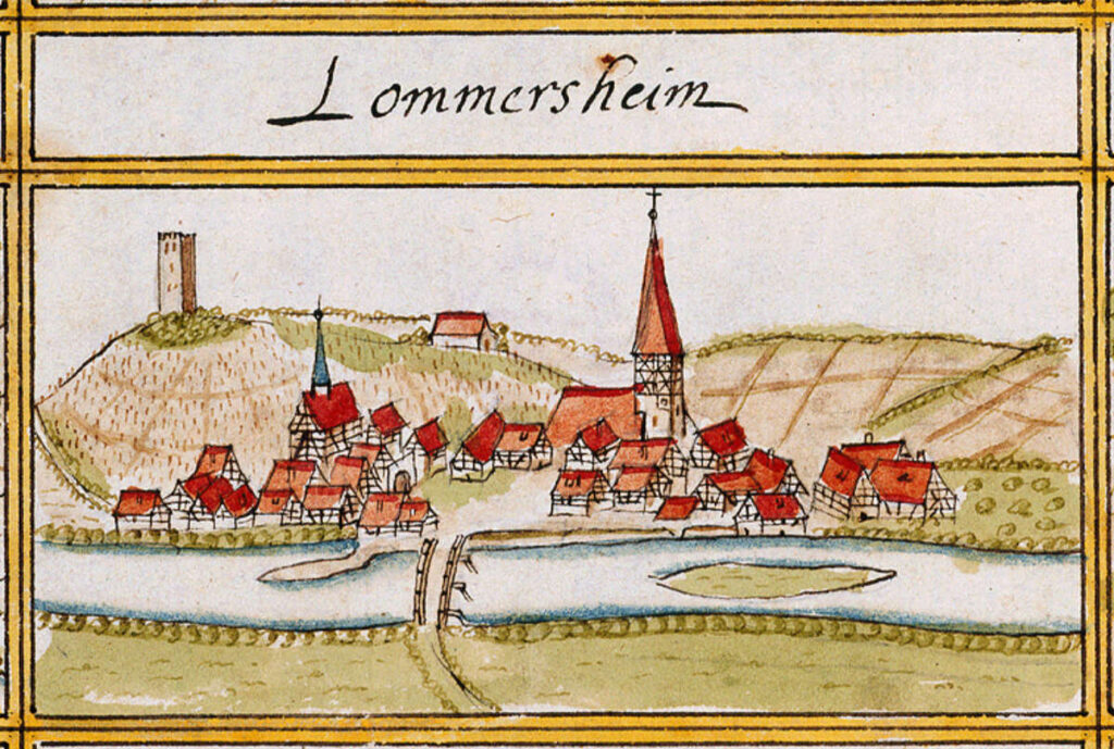 Lomersheim, Germany in 1684