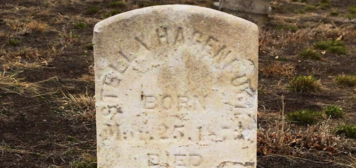 Estella Hagenbuck Gravestone 1885