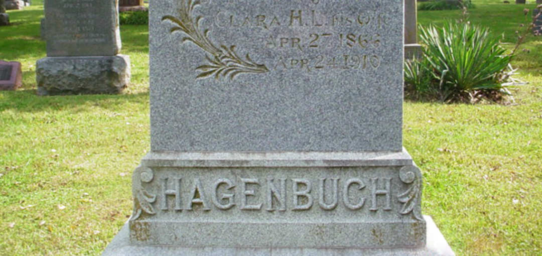 Jacob B. Hagenbuch Gravestone Detail