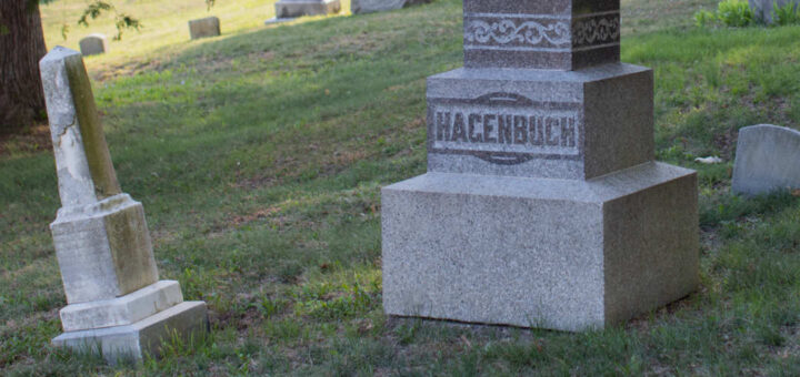 St. John's Cemetery Hagenbuch Stone Detail
