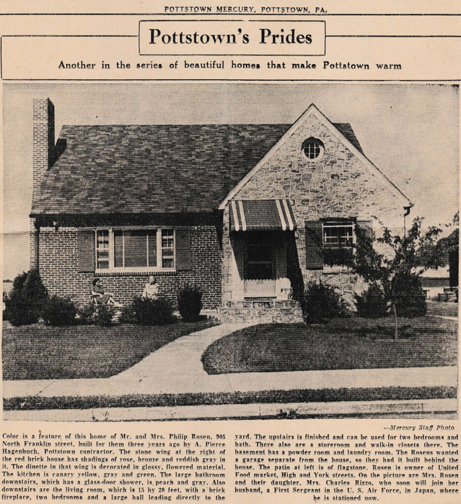 Andrew Pierce Hagenbuch Home Pottstown PA