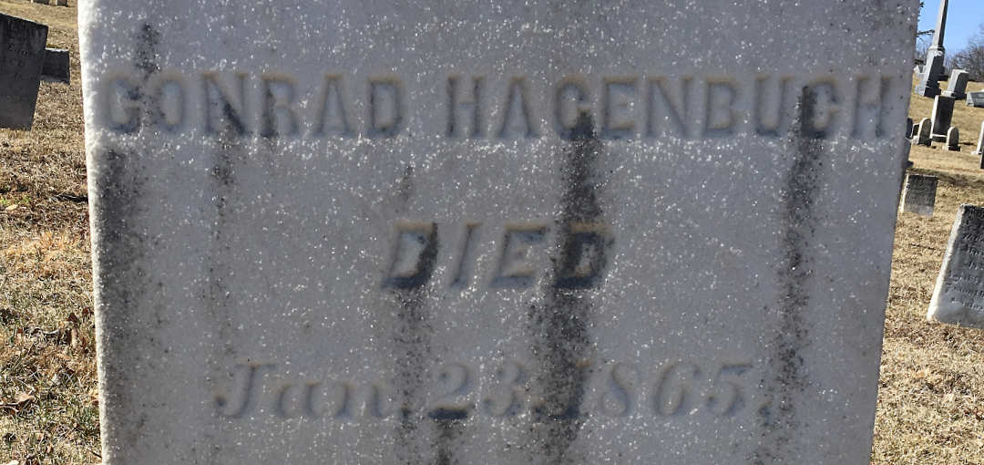 Conrad Hagenbuch Gravestone Detail