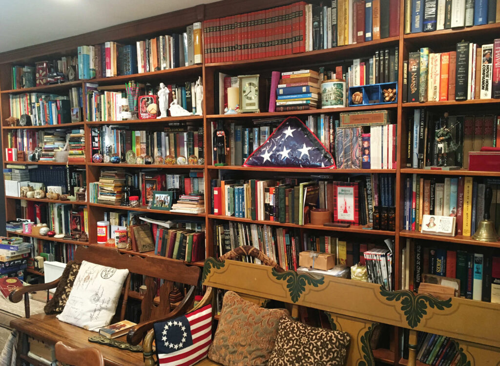 Hagenbuch Library Shelves with Books