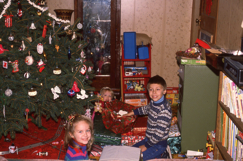 Andrew, Katie, Julie 1988