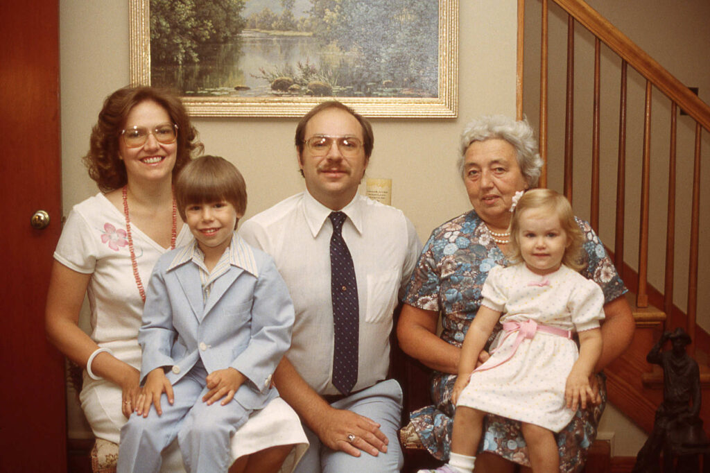 Mark Hagenbuch Family with Regina 1986