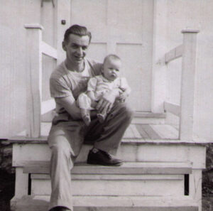 Charles C. Hagenbuch with Gail 1951