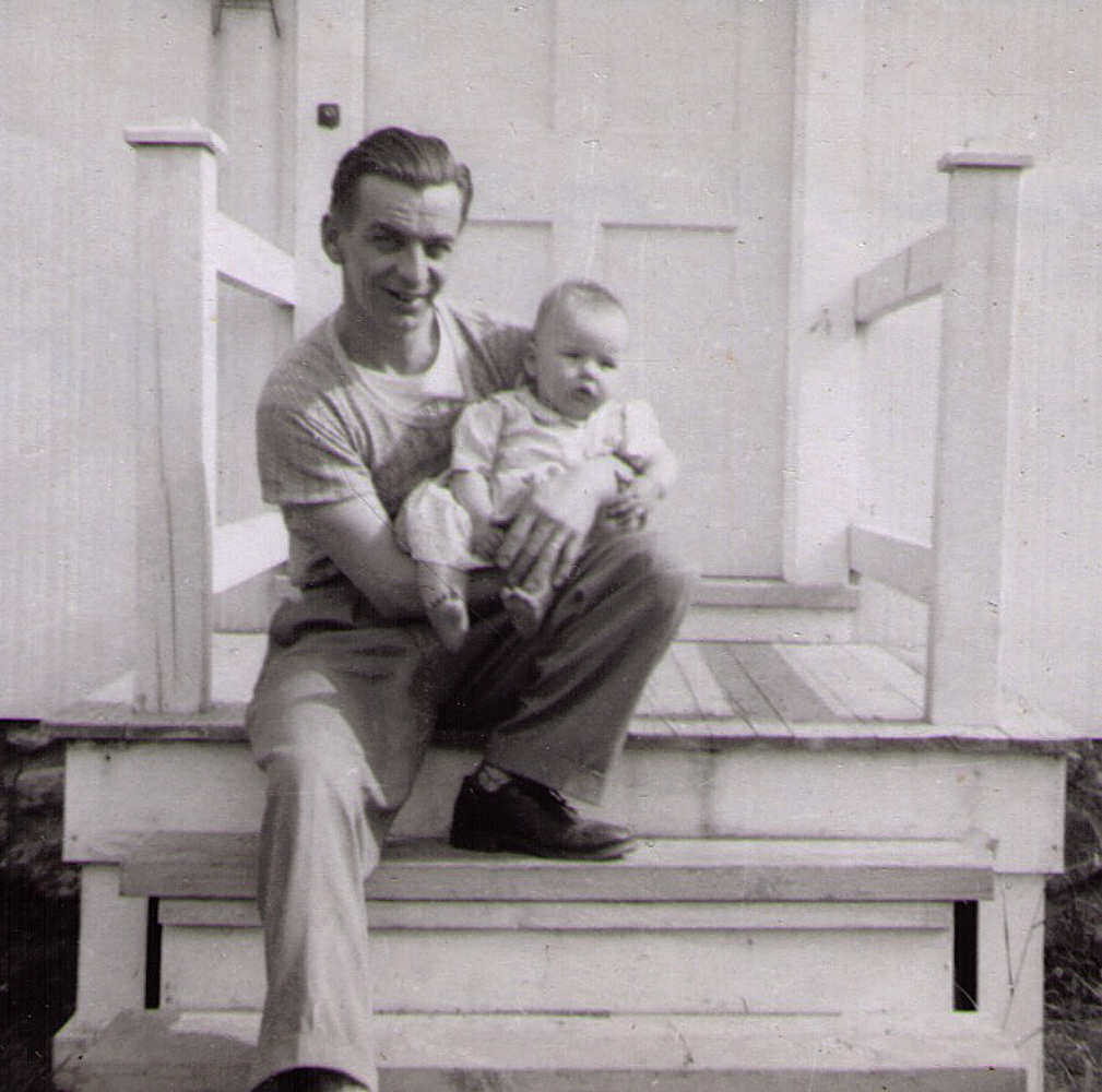 Charles C. Hagenbuch with Gail 1951