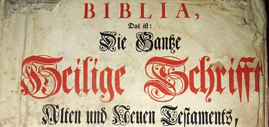 Daniel Hagenbuch Bible 1798 Title Page Detail