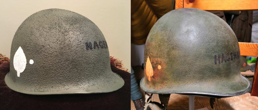 James H. Hagenbuch Reproduction Helmet and Original