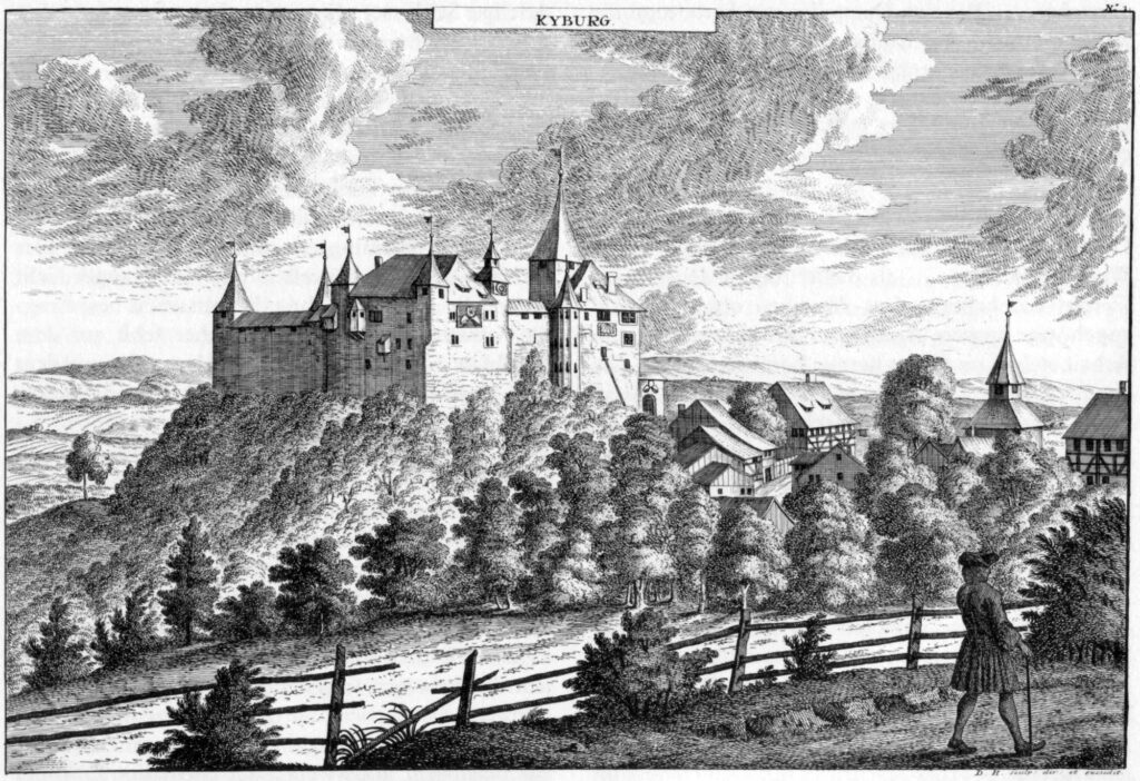 Kyburg Castle, 1740