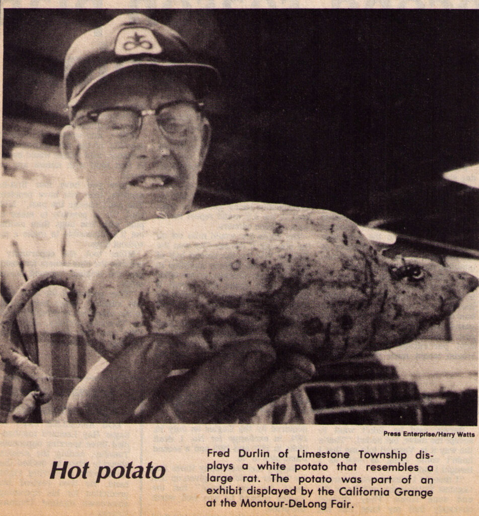 Fred Durlin Potato Montour-Delong Fair