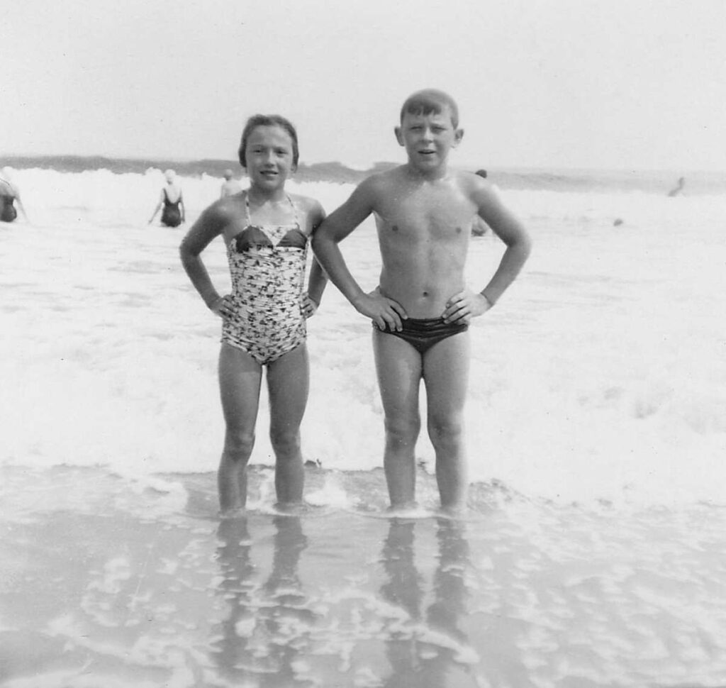 Norma Kay Penman, Skip Weiser, Ocean City, 1954