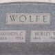 Gravestone William Hurley Wolfe