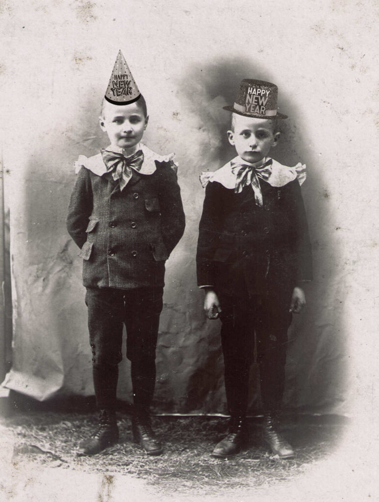 Franklin and Clarence Hagenbuch New Years
