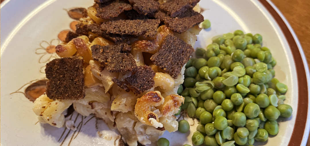 Scrapple Apple Mac and Cheese Plated Detail