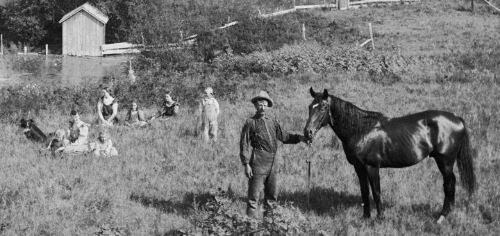 Dan Haskel Farm Nebraska 1886 detail