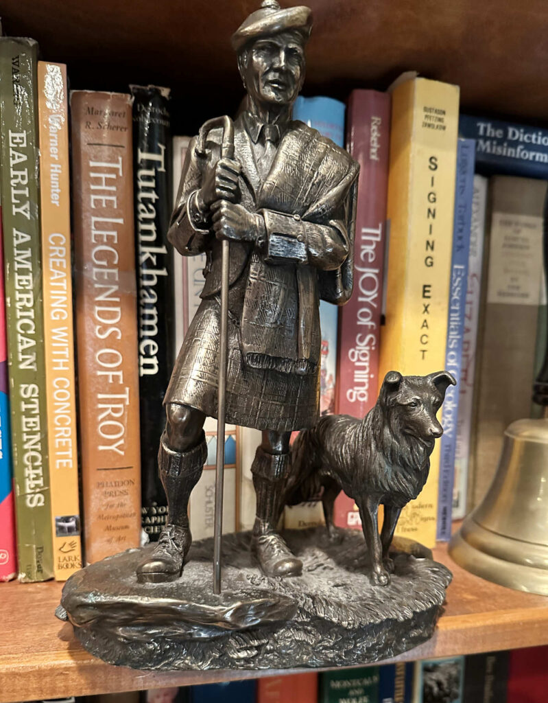 Scottish Shepherd Statue