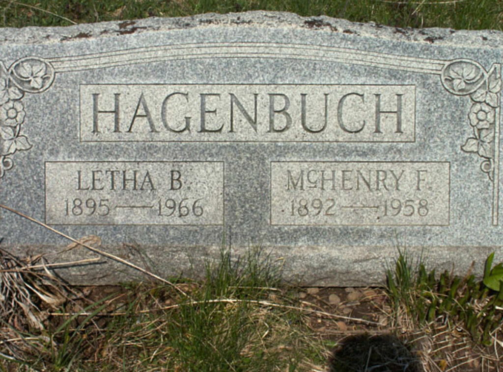 McHenry Hagenbuch Gravestone