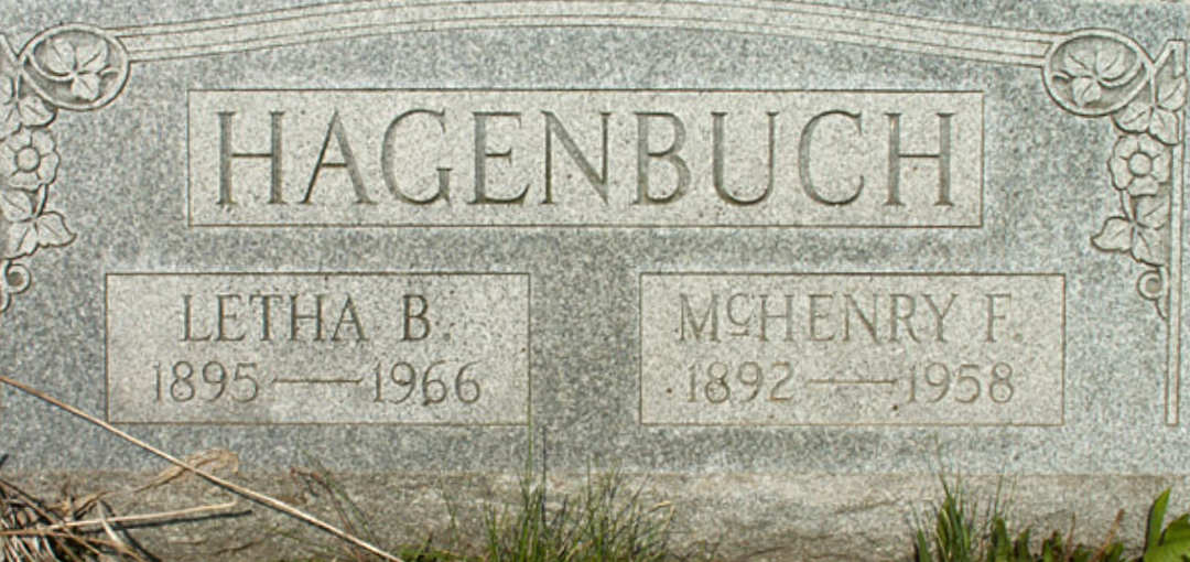 McHenry Hagenbuch Gravestone Detail