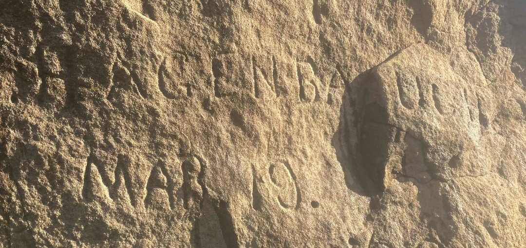 W. Hagenbaugh Rock Carving Detail