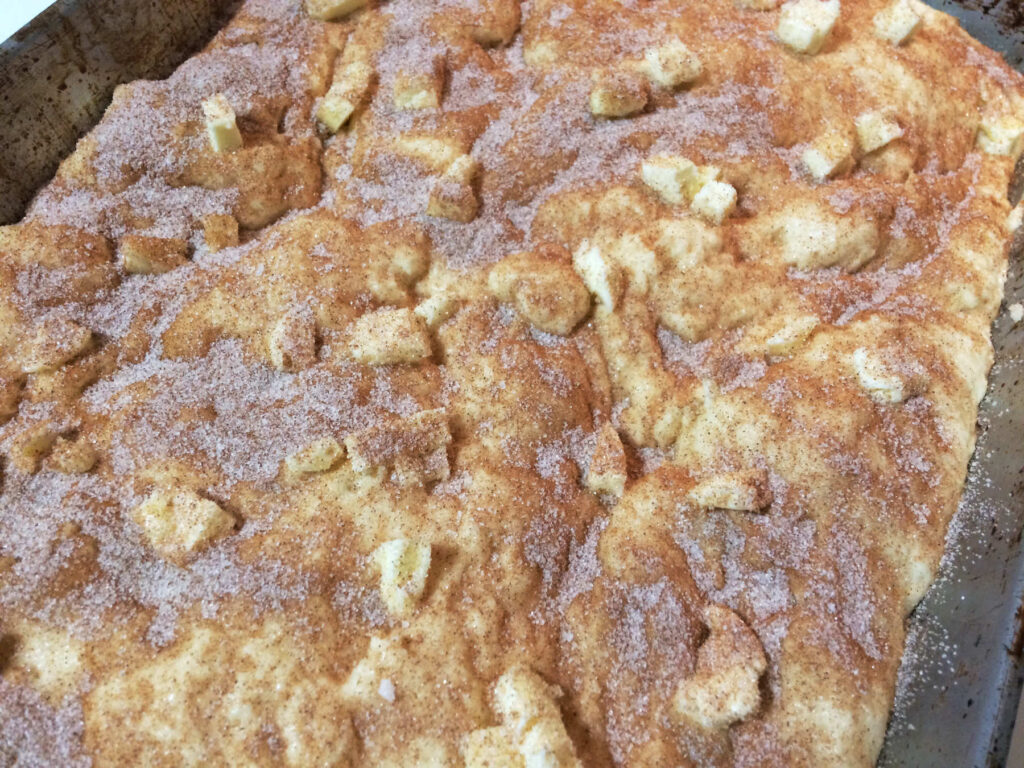 Dutch Butter Cake Before Baking