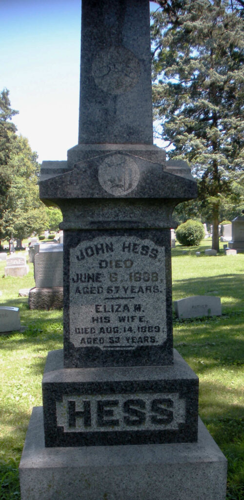 Eliza M. (Hagenbuch) Hess Gravestone
