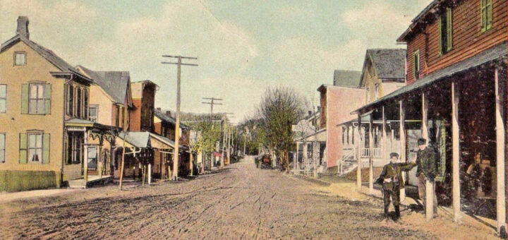 Washingtonville PA Water Street 1914