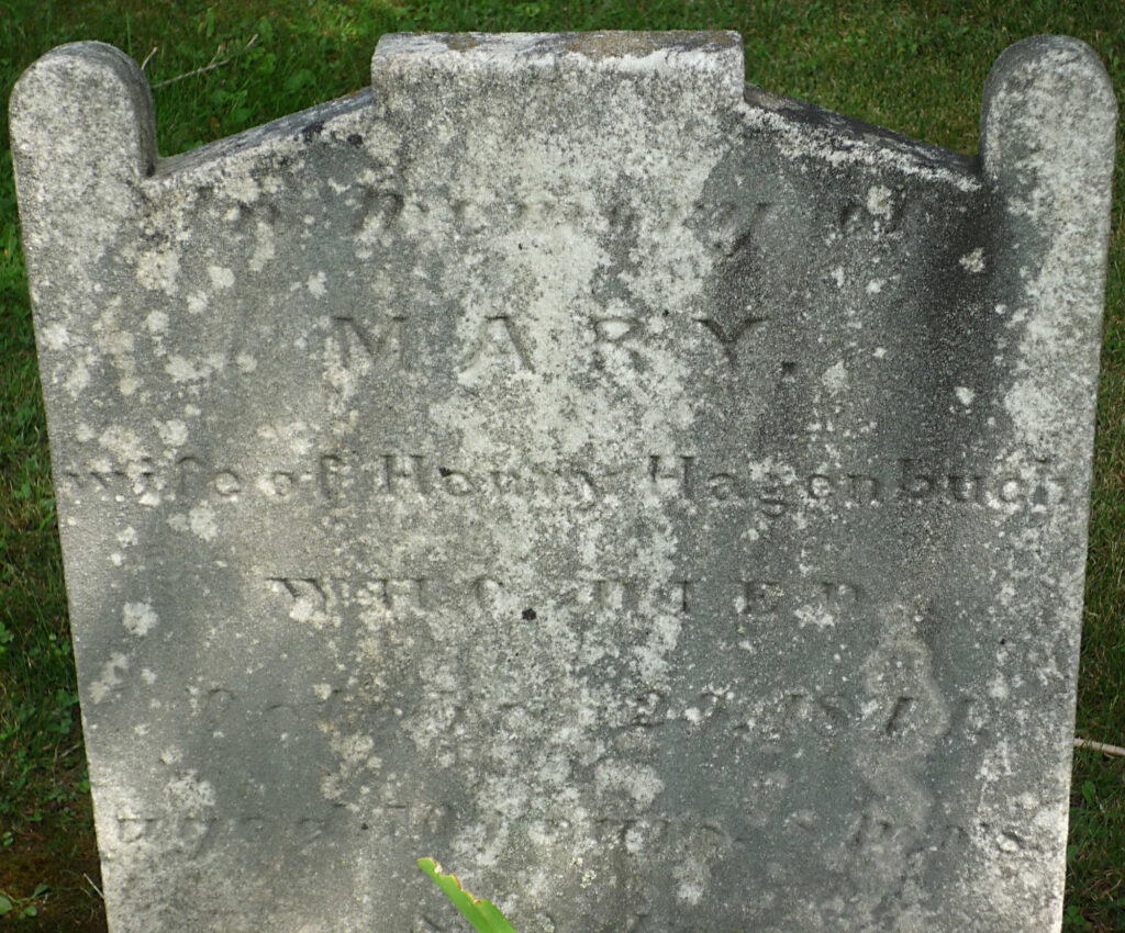 Mary (Wolf) Hagenbuch Gravestone