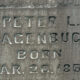 Peter L. Hagenbuch Gravestone Detail