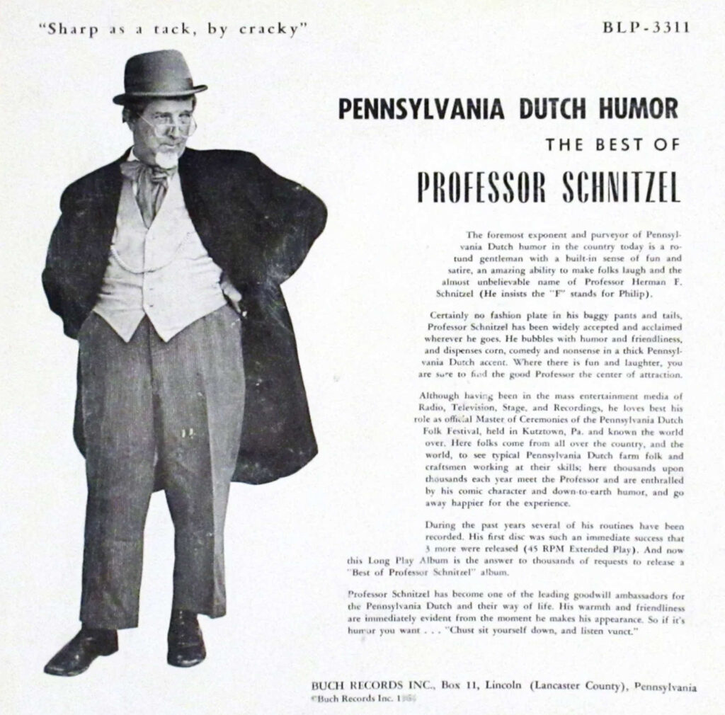 Back side The Best of Professor Schnitzel