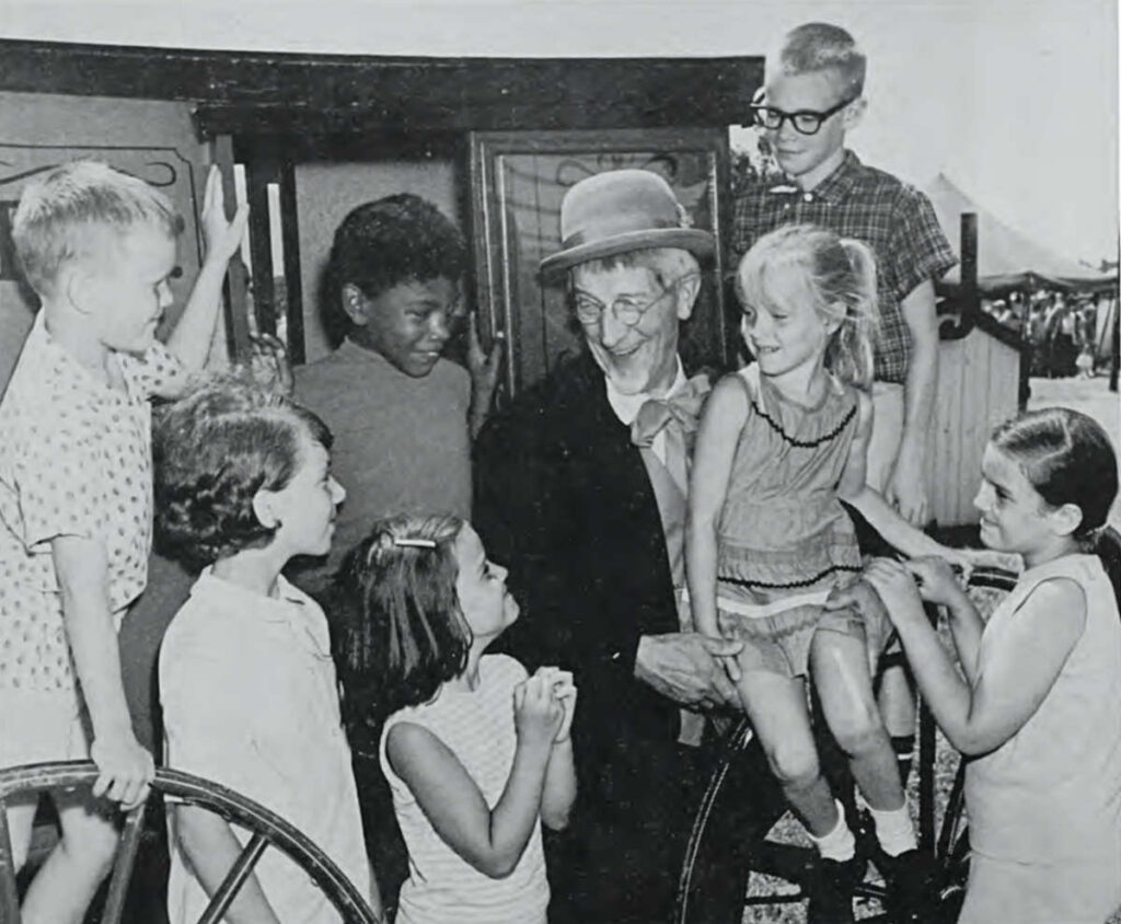 Professor Schnitzel at the Kutztown Folk Festival in the 1960s