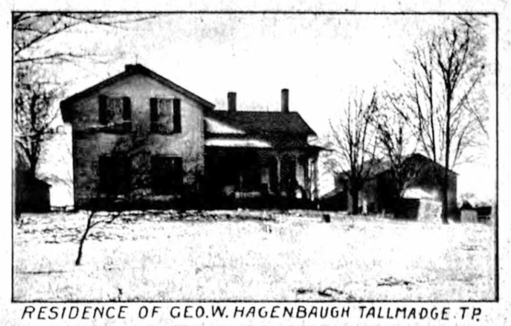 George W. Hagenbaugh's House, Tallmadge, OH, 1910