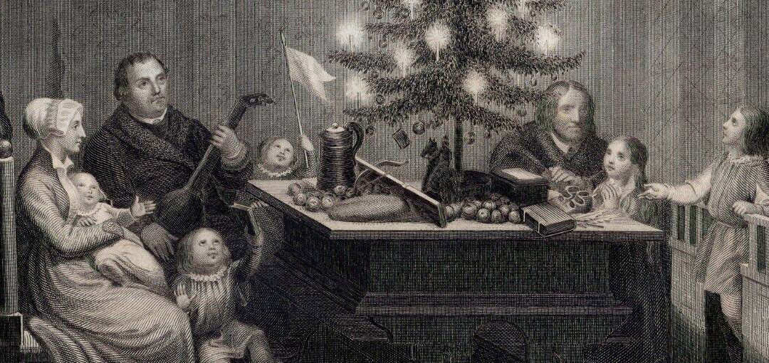 Martin Luther Christmas Tree Family Detail