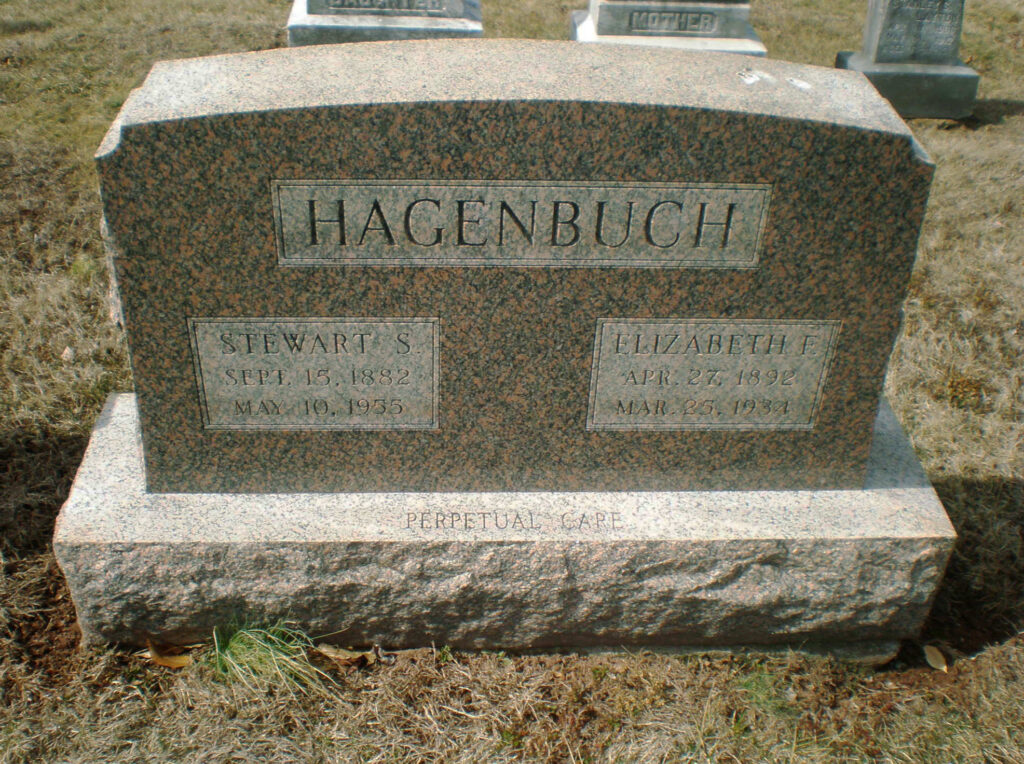 Stewart Samuel Hagenbuch Gravestone