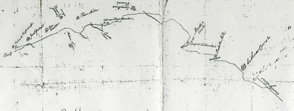 Allemaengel Road Survey 1754 Second Section Hagenbuch