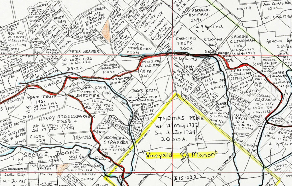 Albany Township land warrants 1752 John Robertson