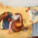 Louise (Schantz) Hagenbuch Gleaners Plate Detail