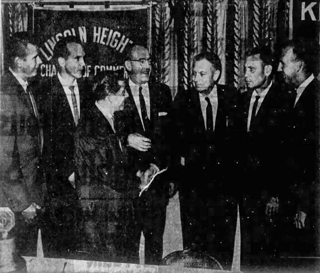 Ray Hagenbaugh honored 1961