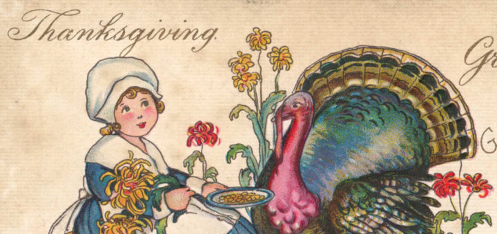 Thanksgiving Greetings Postcard