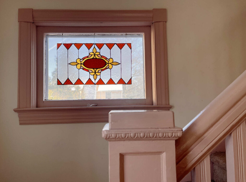 Staircase window house