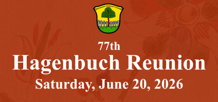 76th Hagenbuch Reunion Banner