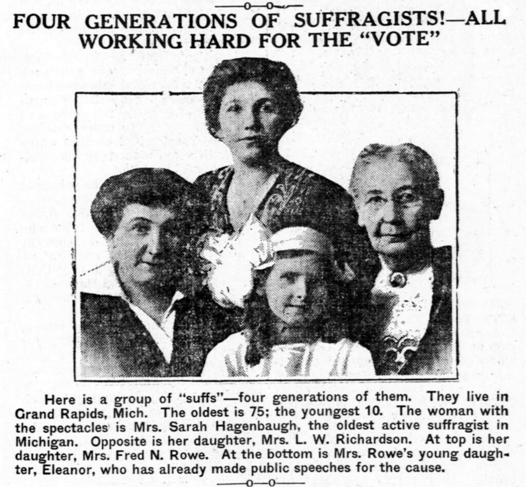 Suffragist Hagenbaugh Women
