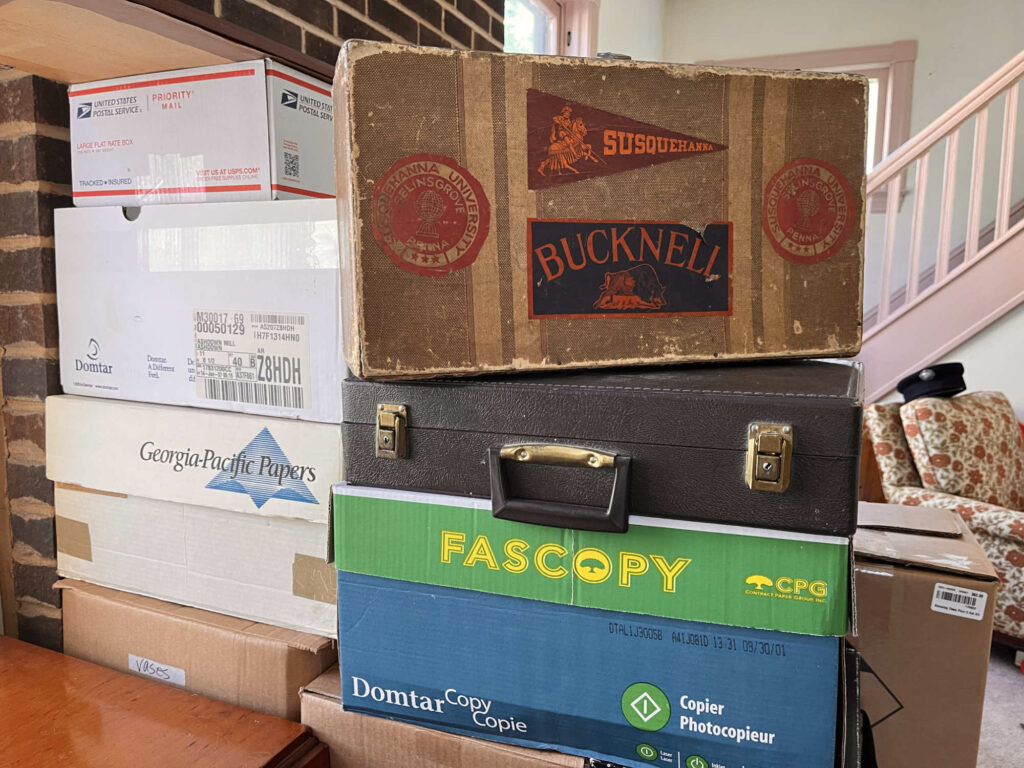 Hagenbuch Archives boxed and moved