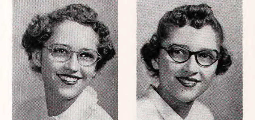 Doris and Dolores Hagenbuch 1952 Detail