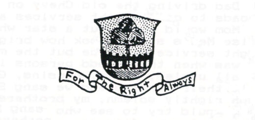 Hagenbuch Coat of Arms, For the Right Always