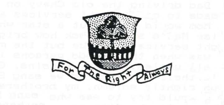 Hagenbuch Coat of Arms, For the Right Always