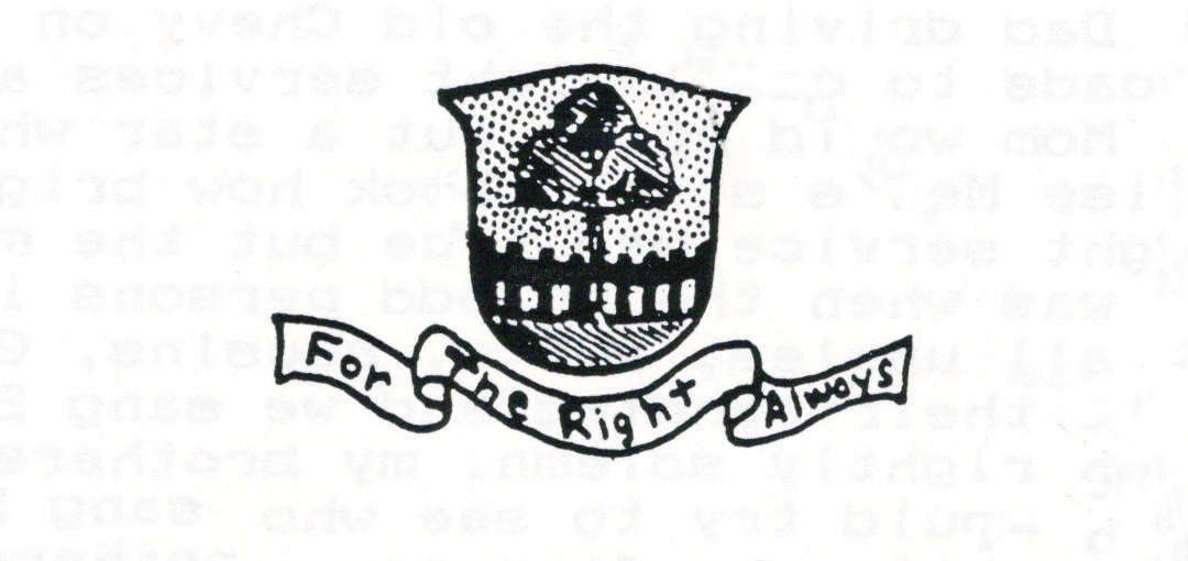 Hagenbuch Coat of Arms, For the Right Always