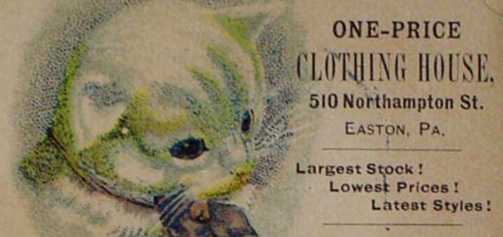 One-Price Clothing Store Trade Card Detail
